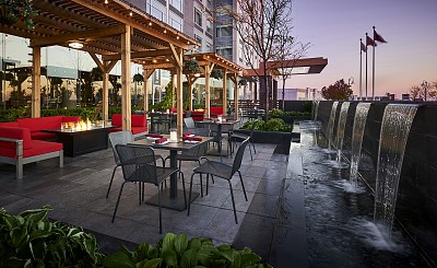 The Terrace at Trio Bar Lounge, inside Novotel Toronto Vaughan Hotel & Resort