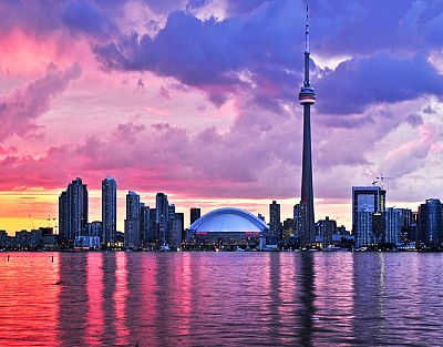 Toronto Skyline at dusk